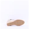 Wonders Ena Covered Espadrille Wedge - Gold Leather